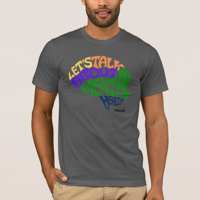 Camiseta Hablemos sobre salud mental (Anverso)