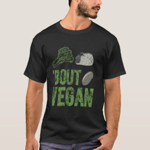 Camiseta Hablemos Sobre Ser Vegano LECHUGA TACO 'Bout B