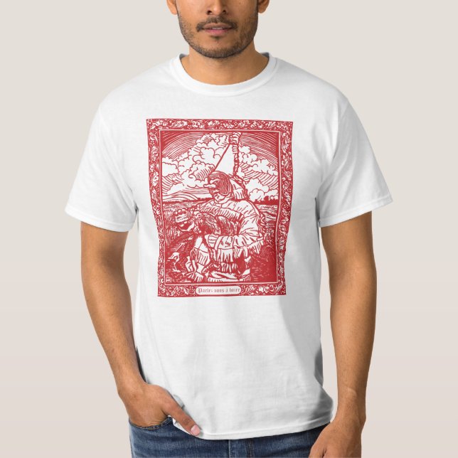 Camiseta Háblenos a beber Red Line (Anverso)