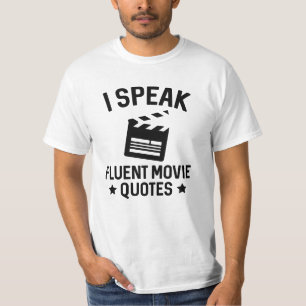 Camiseta Hablo citas fluidas de películas