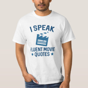 Camiseta Hablo citas fluidas de películas