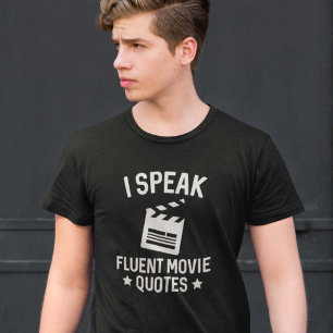 Camiseta Hablo citas fluidas de películas