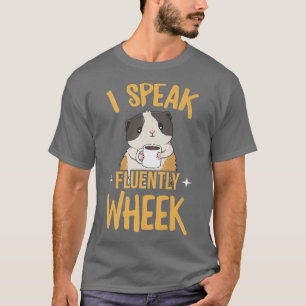 Camiseta Hablo con fluidez trigo citando a un cerdo guinean