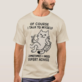Camiseta Hablo conmigo mismo