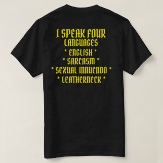 CAMISETA HABLO CUATRO IDIOMAS