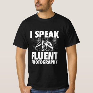Camiseta Hablo de fotografía fluida