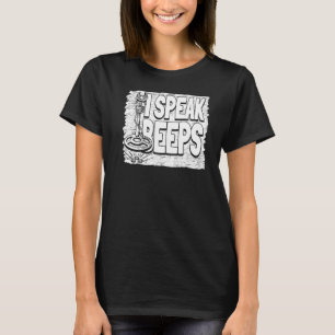 Camiseta Hablo de pitidos, prospector de prospección minera