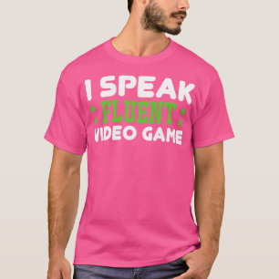 Camiseta Hablo de un juego de video fluido