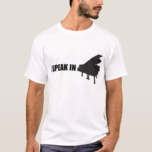 Camiseta Hablo en MÚSICA (Anverso)