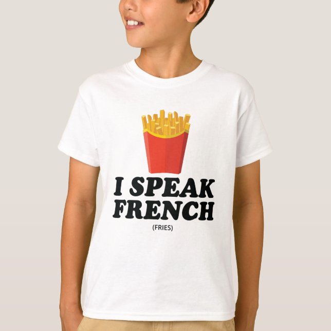 Camiseta Hablo francés (Anverso)
