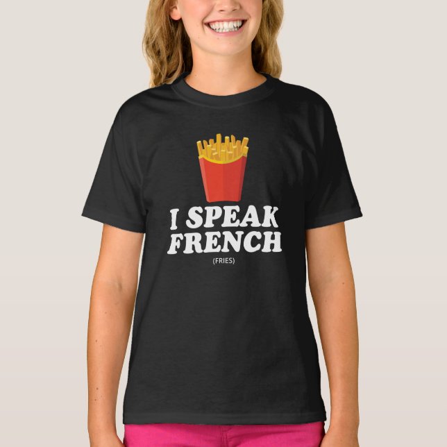 Camiseta Hablo francés (Anverso)