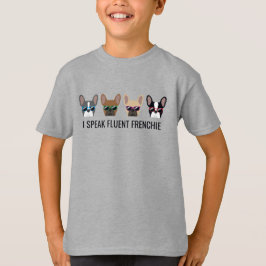 Camiseta Hablo Francés con Fluidez Cita Divertida de Bulldo