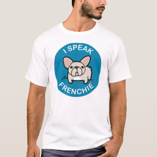 Camiseta Hablo Frenchie - azul