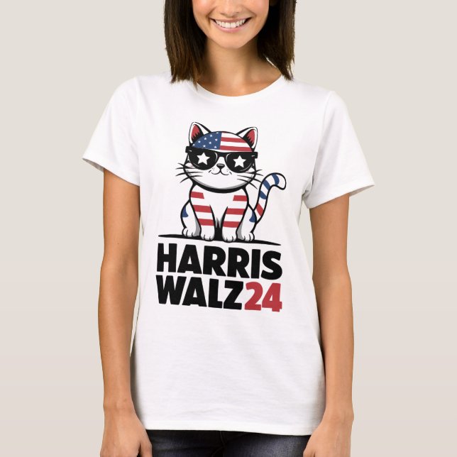 Camiseta Hablo Kamala Harris Presidente Comma La Ameri (Anverso)