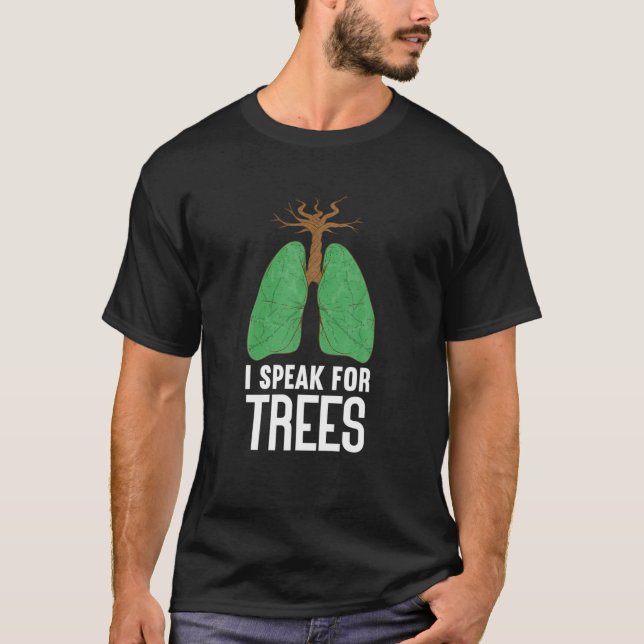 Camiseta Hablo Por Árboles | Planeta Cambio Climático Diver (Anverso)