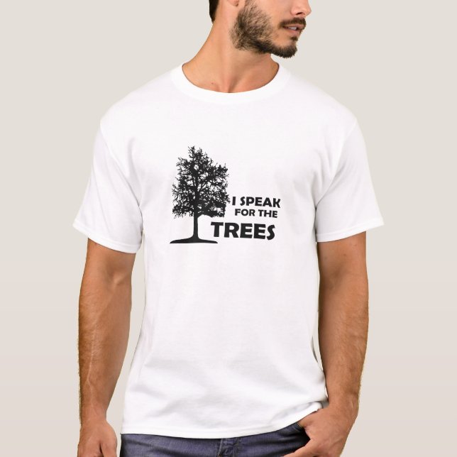Camiseta Hablo por los árboles (Anverso)
