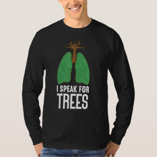 Camiseta Hablo por los árboles, el planeta, el cambio climá