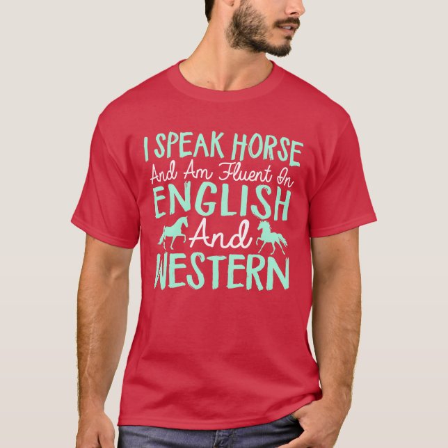 Camiseta Hablo raro de caballo (Anverso)