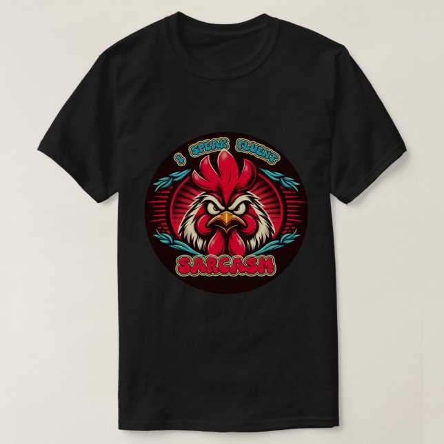 Camiseta Hablo Sarcasmo fluido (Diseño del anverso)