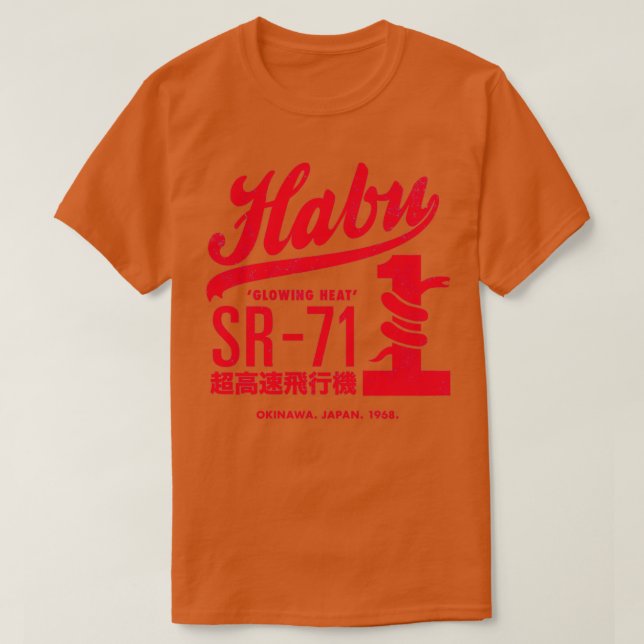 Camiseta Habu SR71  (Diseño del anverso)