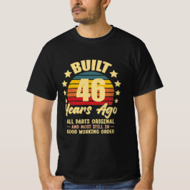 Camiseta Hace 46 Años Todas Las Piezas Originales Cumpleaño