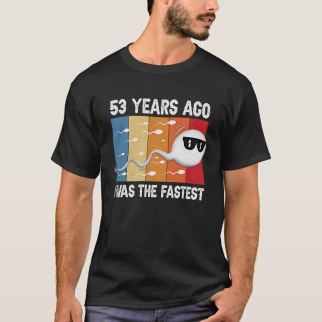 Camiseta Hace 53 años yo era el más rápido (Anverso)
