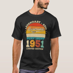 Camiseta Hace 71 años que es increíble desde el regalo de c