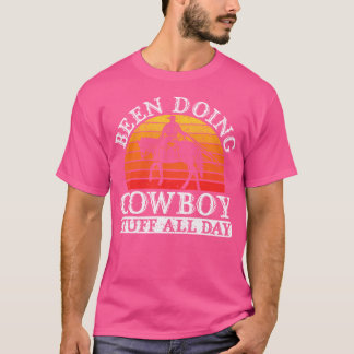 Camiseta Hace Cowboy Studs Todo El Día Oeste Rodeo Howd