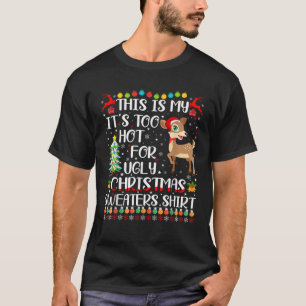 Camiseta Hace demasiado calor para los Navidades feos, suda