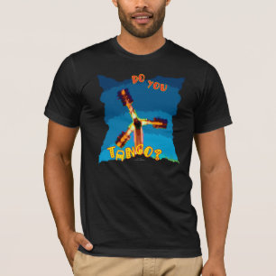 Camiseta ¿Hace usted tango? Negro de American Apparel