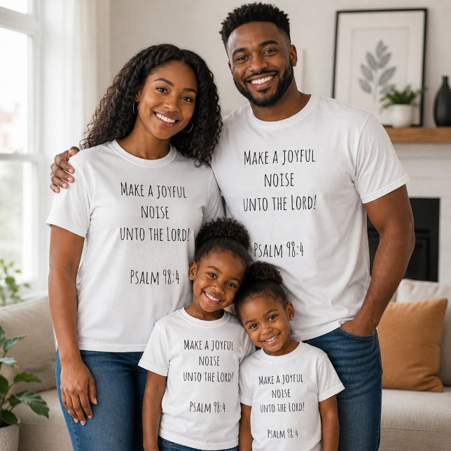 Camiseta Haced un Sonido Alegre al Señor (Subido por el creador)