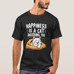 Camiseta Hacedor de galletas amasando gato Mamá felina lind