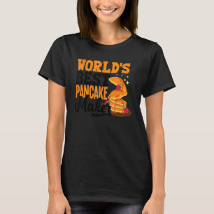 Camiseta Hacedor de Panqueques Desayuno Mejor Hacedor de Pa