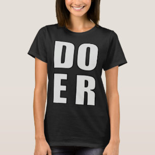 Camiseta Hacedor Hará Motivación Inspiración Hecho Hombres 
