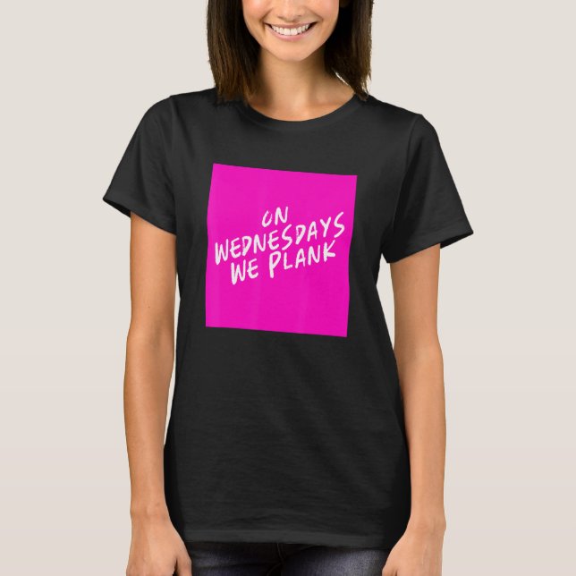 Camiseta Hacemos Planking Funny Fitness Entrenamiento Ejerc (Anverso)