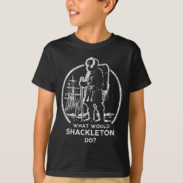 Camiseta Hacen Gestores de Energía de Liderazgo Shackleton  (Anverso)