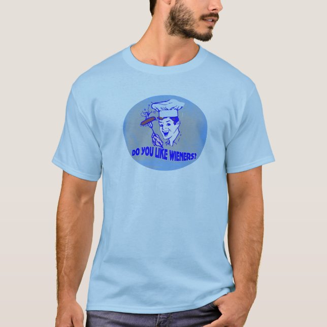 Camiseta ¿Hacen usted tienen gusto de las salchichas de (Anverso)