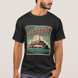 Camiseta Hacer a Alcatraz grande de nuevo Trump 2025 Divert
