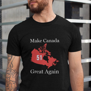 Camiseta Hacer a Canadá grande de nuevo Tee 51st Estado MAG