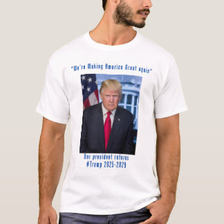Camiseta Hacer a Estados Unidos grande de nuevo con Trump 2