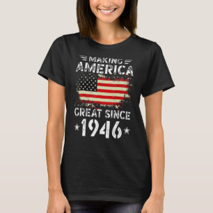 Camiseta Hacer a Estados Unidos grande desde 1946 Bandera R