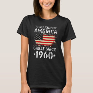 Camiseta Hacer a Estados Unidos grande desde 1960 Bandera R