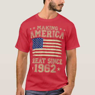 Camiseta Hacer a Estados Unidos grande desde 1962 Bandera d