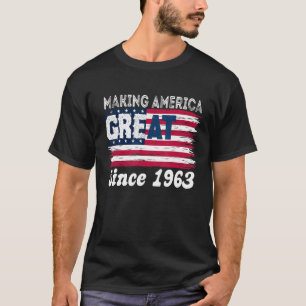 Camiseta Hacer a Estados Unidos grande desde 1963 60 años d