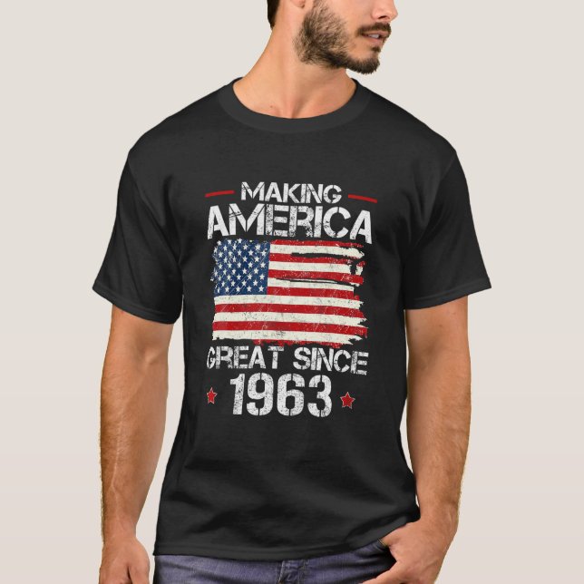 Camiseta Hacer A Estados Unidos Grande Desde 1963 Los Regal (Anverso)