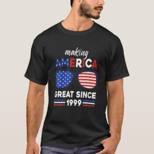 Camiseta Hacer A Estados Unidos Grande Desde 1999 22º Amo D