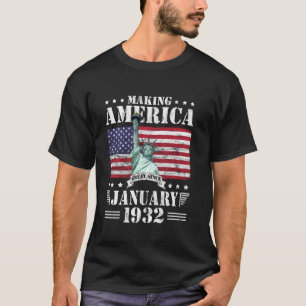 Camiseta Hacer a Estados Unidos grande desde el cumpleaños 