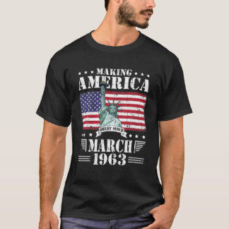 Camiseta Hacer a Estados Unidos grande desde marzo de 1963 