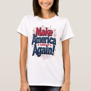 Camiseta Hacer a Estados Unidos grande otra vez - triunfo d