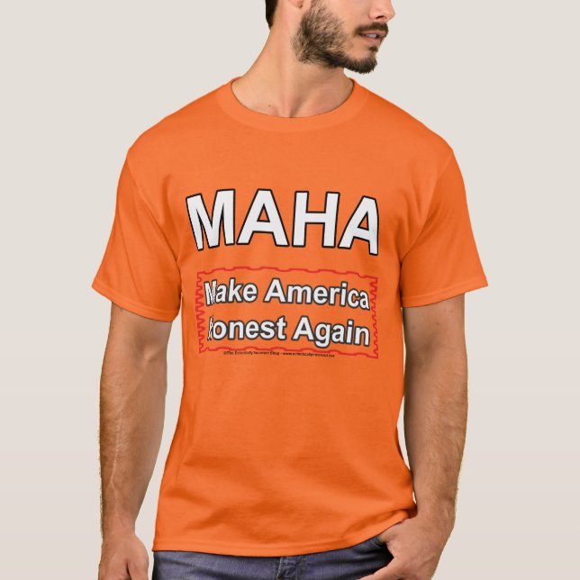 Camiseta Hacer a Estados Unidos honesto otra vez (Anverso)